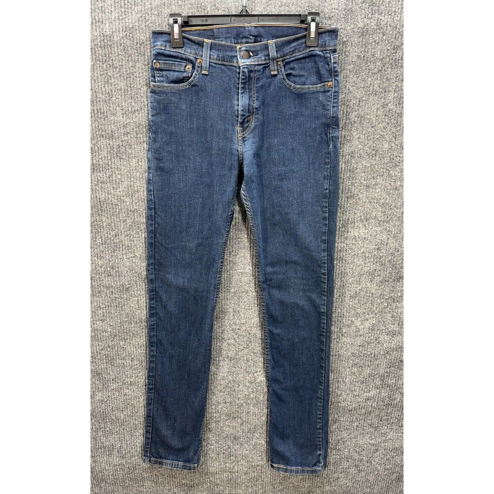 Levis 511 Slim Straight Leg Jeans Men’s 30x34 Blue Denim Stretch Medium Wash